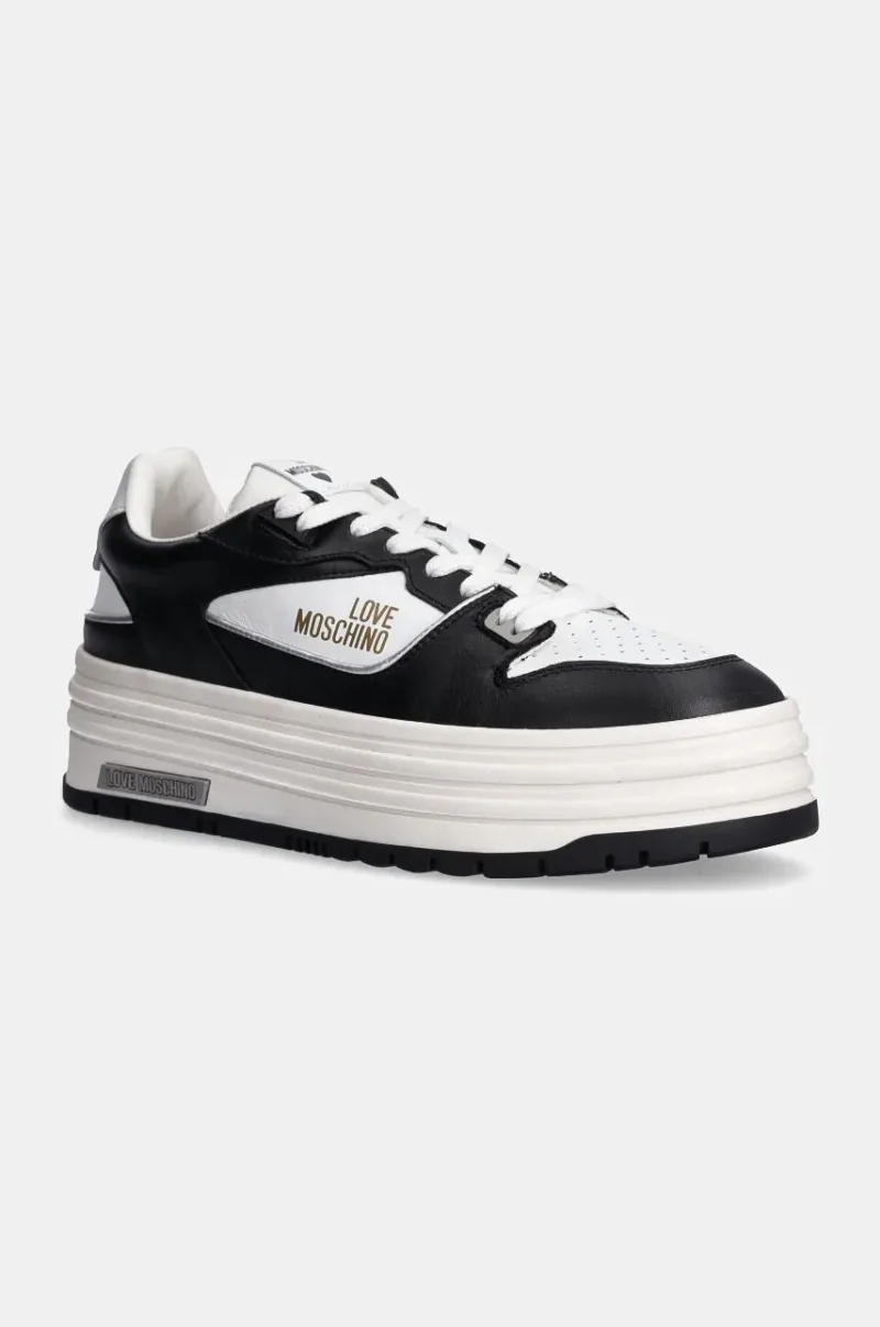 Love Moschino sneakers culoarea negru