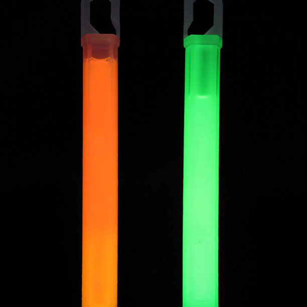 Lumină chimică Lifesystems 15H Glow Sticks 2 Pack - green/orange preţ