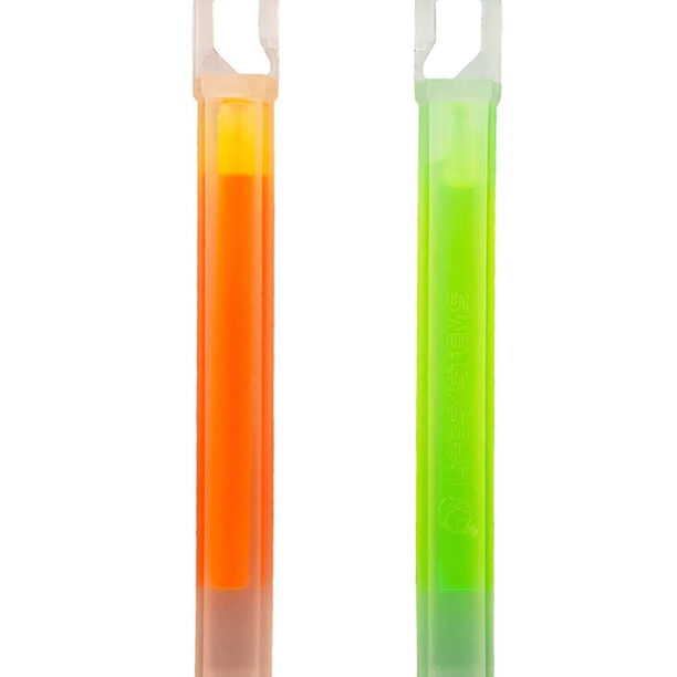 Lumină chimică Lifesystems 15H Glow Sticks 2 Pack - green/orange