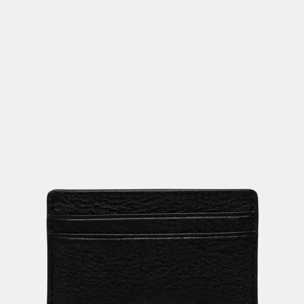 MICHAEL Michael Kors carcasa din piele culoarea negru