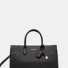 MICHAEL Michael Kors poseta de piele culoarea negru