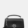 MICHAEL Michael Kors poseta de piele culoarea negru