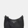 MICHAEL Michael Kors poseta de piele culoarea negru