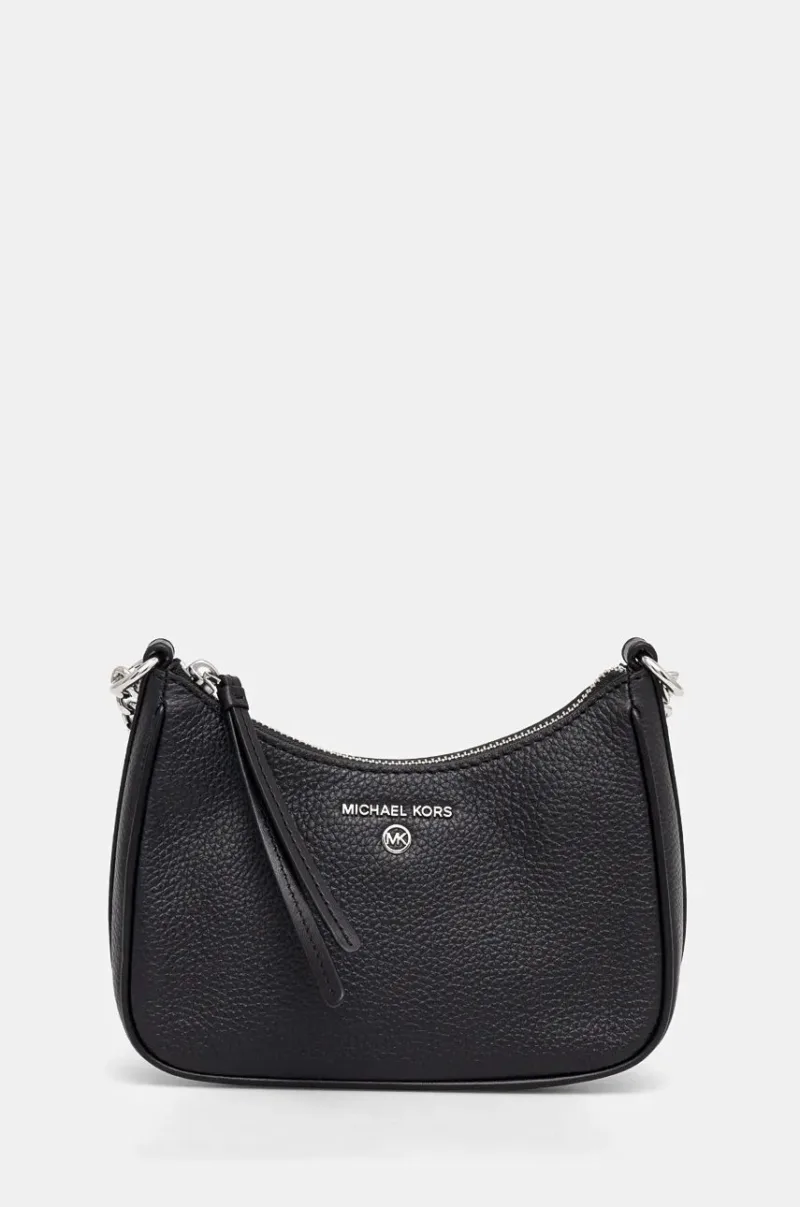 MICHAEL Michael Kors poseta de piele culoarea negru