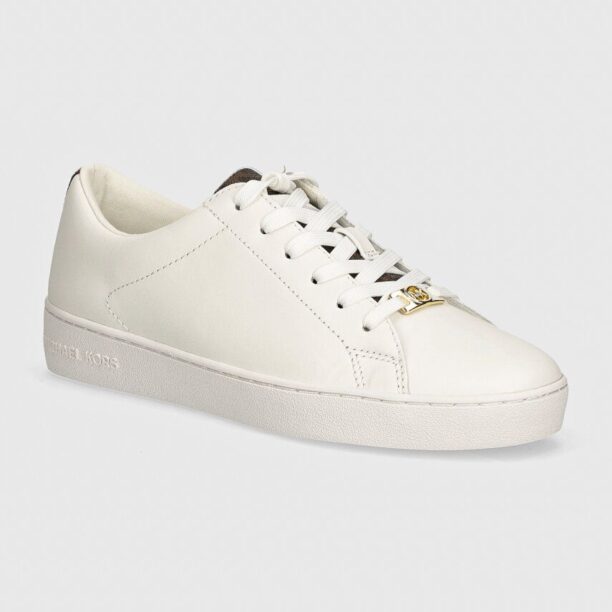 MICHAEL Michael Kors sneakers din piele Keaton culoarea alb