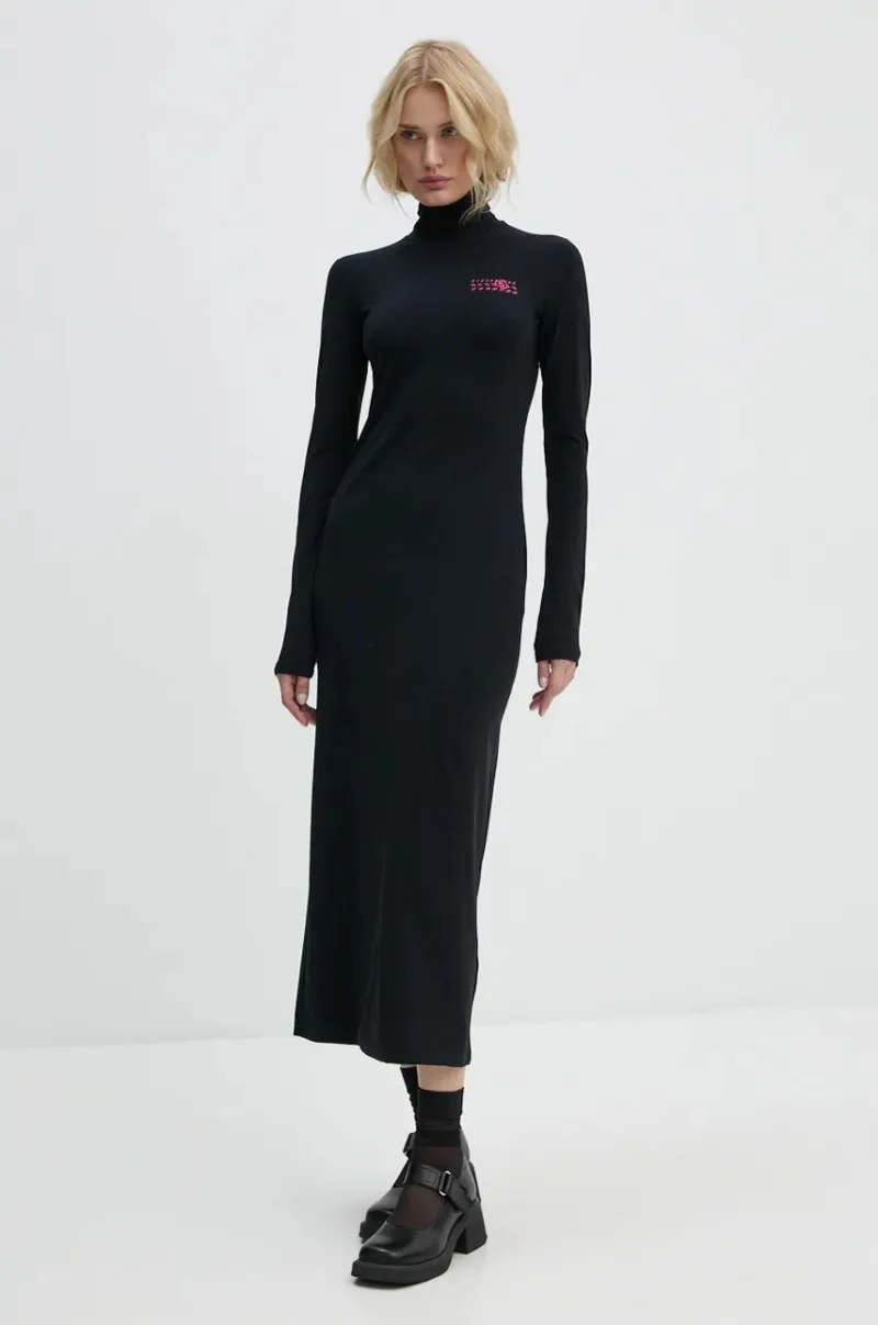 MM6 Maison Margiela rochie culoarea negru