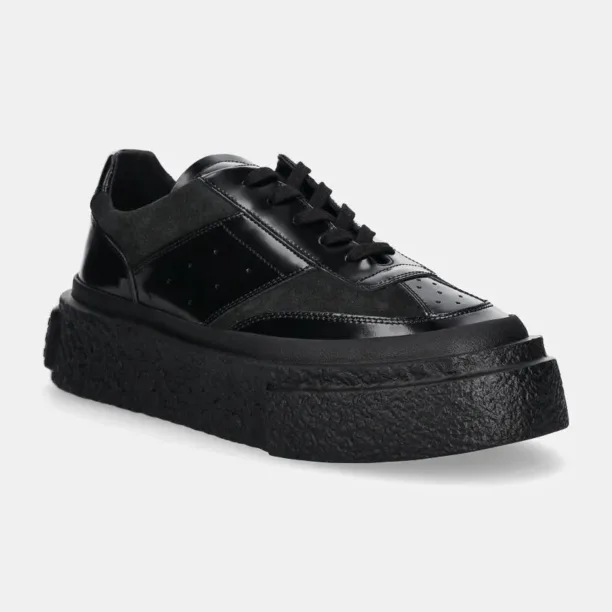 MM6 Maison Margiela sneakers din piele culoarea negru