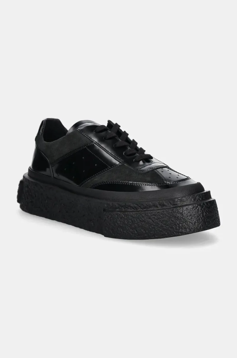 MM6 Maison Margiela sneakers din piele culoarea negru