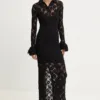 MSGM rochie culoarea negru