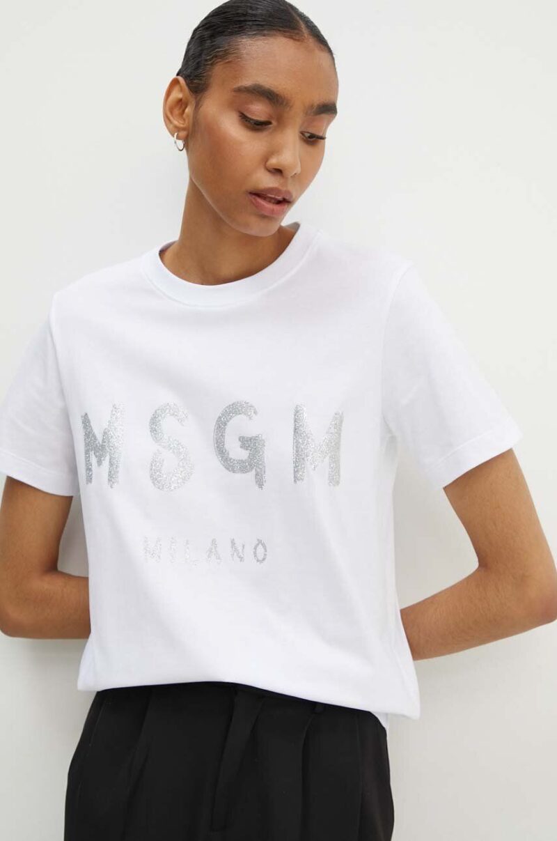 MSGM tricou din bumbac femei