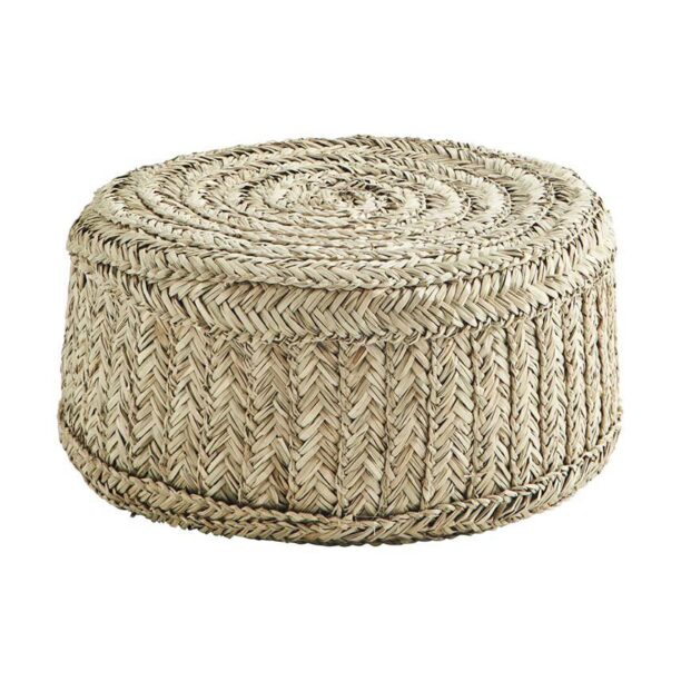 Madam Stoltz scaun de puf Seagrass Pouf