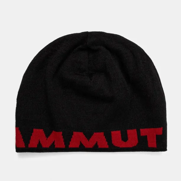 Mammut beanie cu doua fete culoarea negru