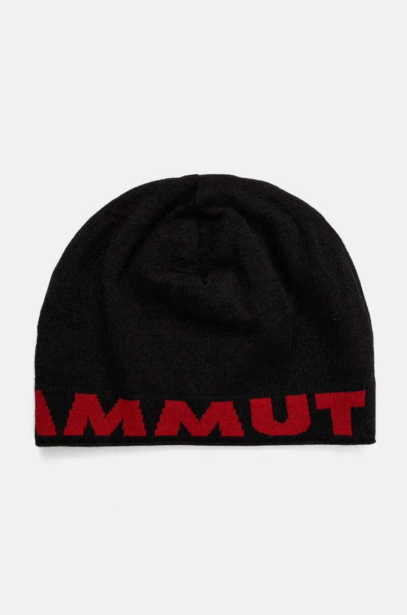 Mammut beanie cu doua fete culoarea negru