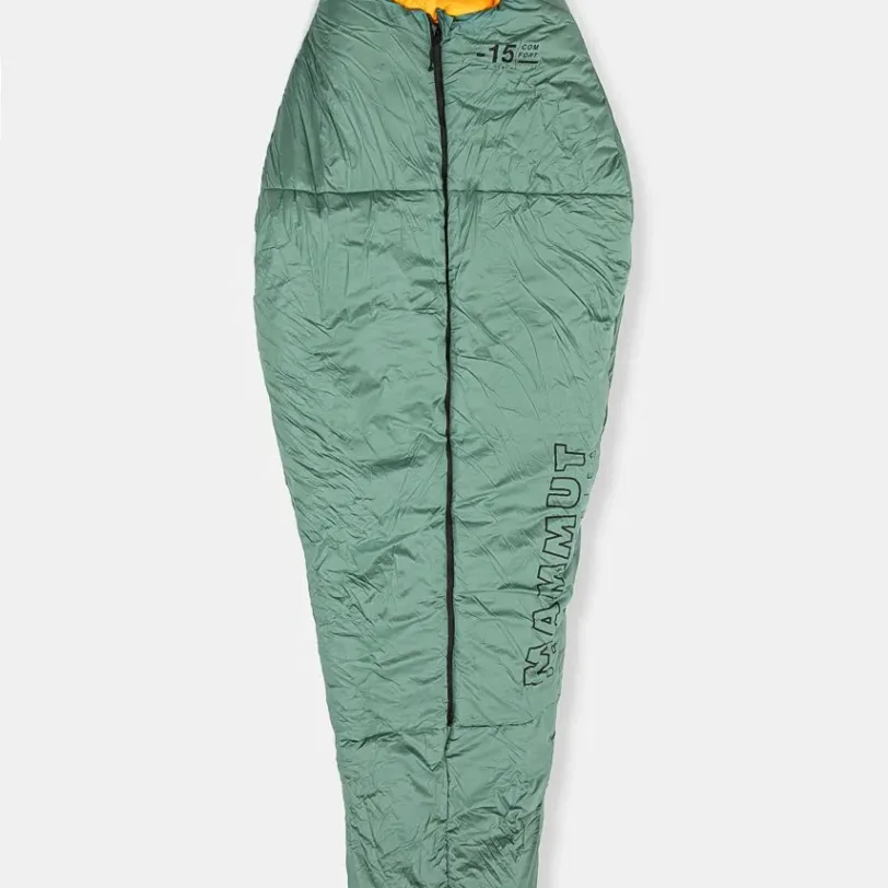 Mammut sac de dormit Comfort Fiber Bag -15°C culoarea verde
