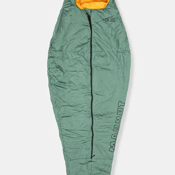 Mammut sac de dormit Comfort Fiber Bag -5°C culoarea verde