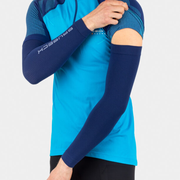 Maneci ciclism Brubeck Bicycle Arm Warmers - blue