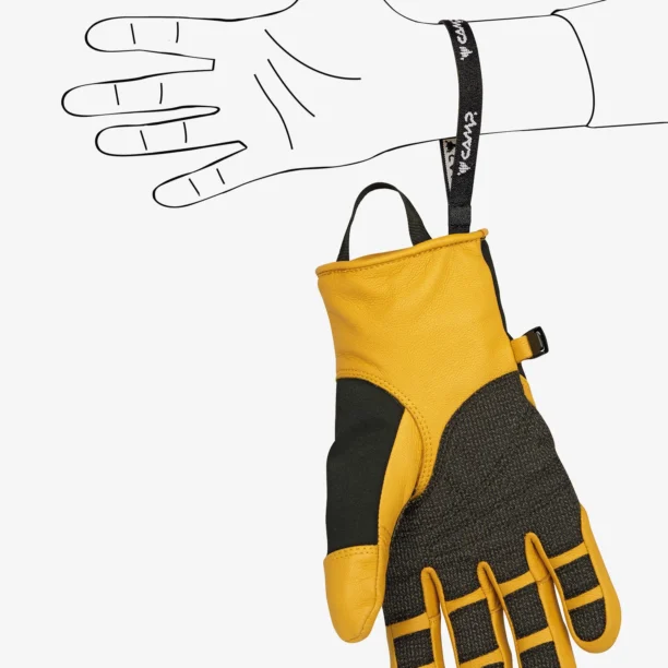 Cumpăra Mănuși Camp Geko Grip - black/yellow