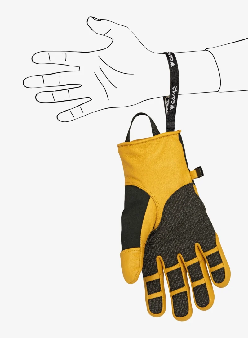 Cumpăra Mănuși Camp Geko Grip - black/yellow