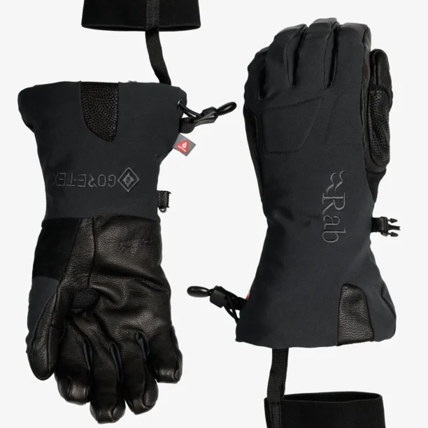 Original Manusi GORE TEX femei Rab Pivot GTX Gloves - black