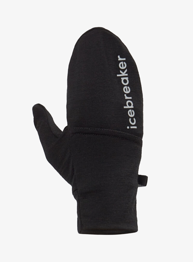 Mănuși Icebreaker Merino Sierra Convertible Mitten - black