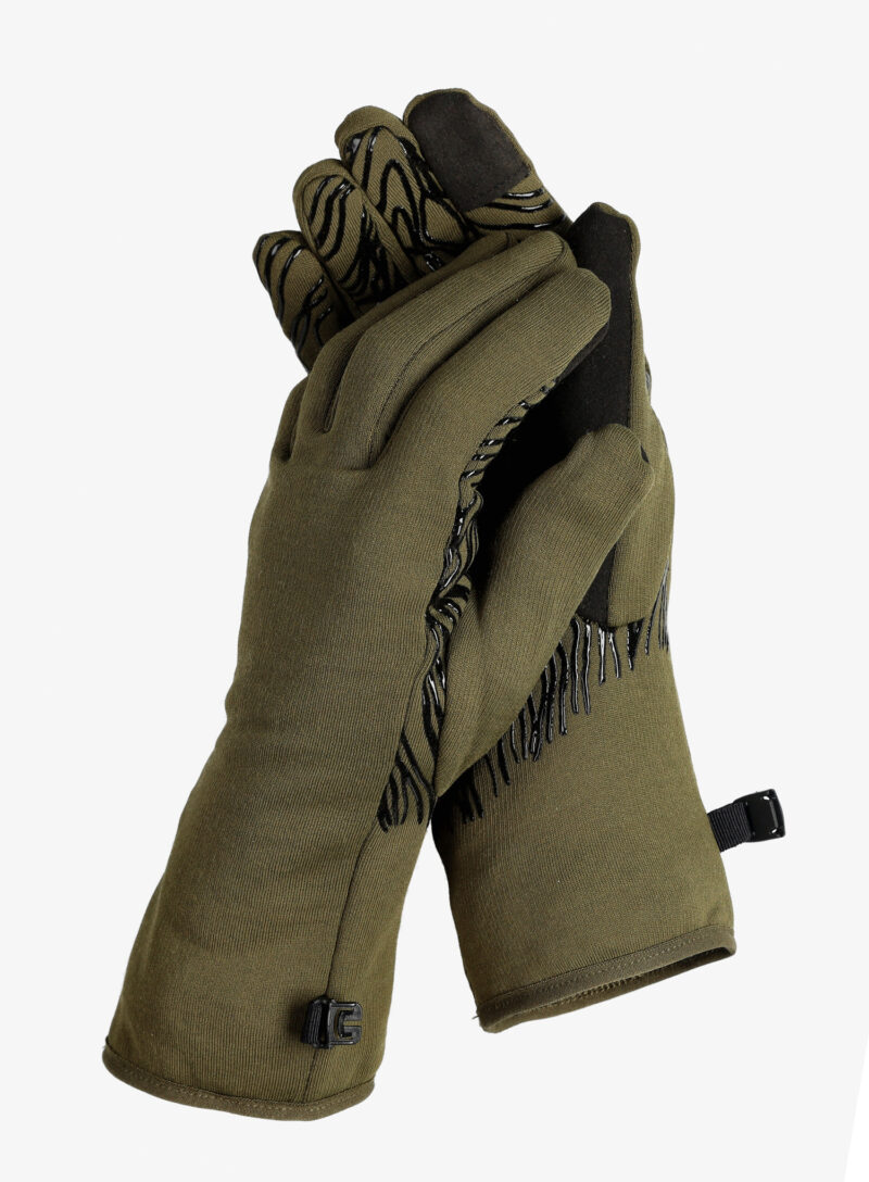 Mănuși Mons Royale AMP Wool Fleece Glove - dark olive