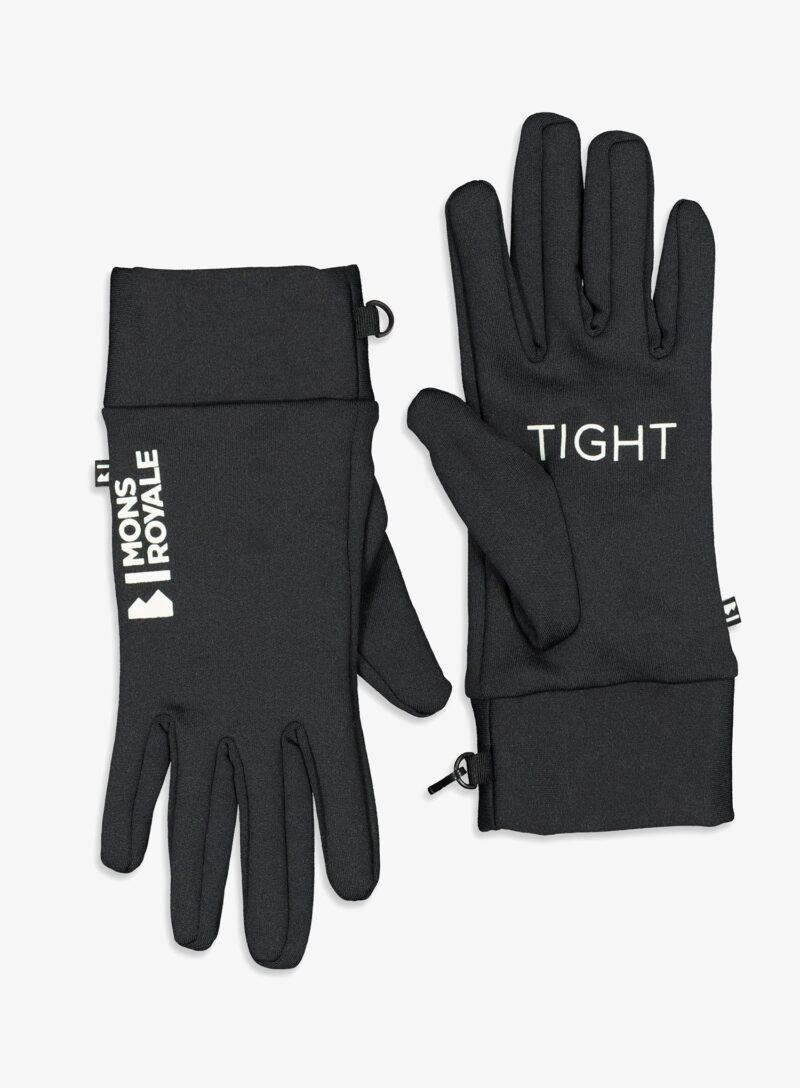 Mănuși Mons Royale Elevation Wool Fleece Gloves - black