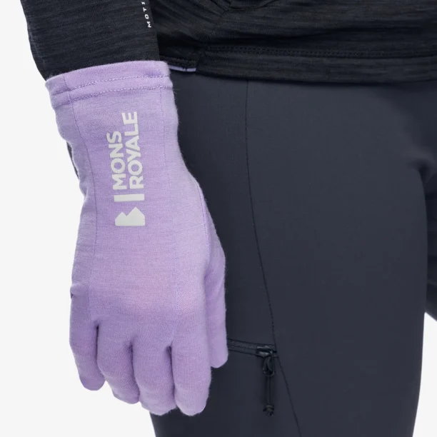 Preţ Mănuși Mons Royale Volta Merino Glove Liner - lupin