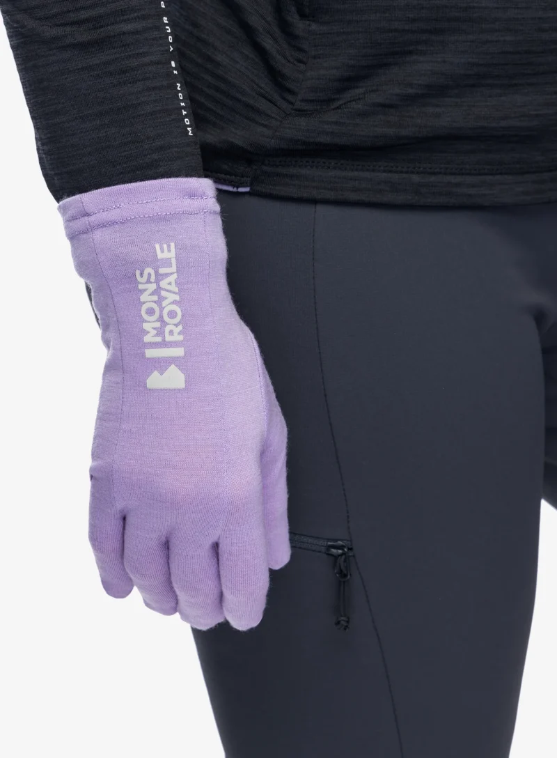 Preţ Mănuși Mons Royale Volta Merino Glove Liner - lupin