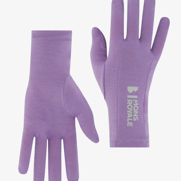 Mănuși Mons Royale Volta Merino Glove Liner - lupin