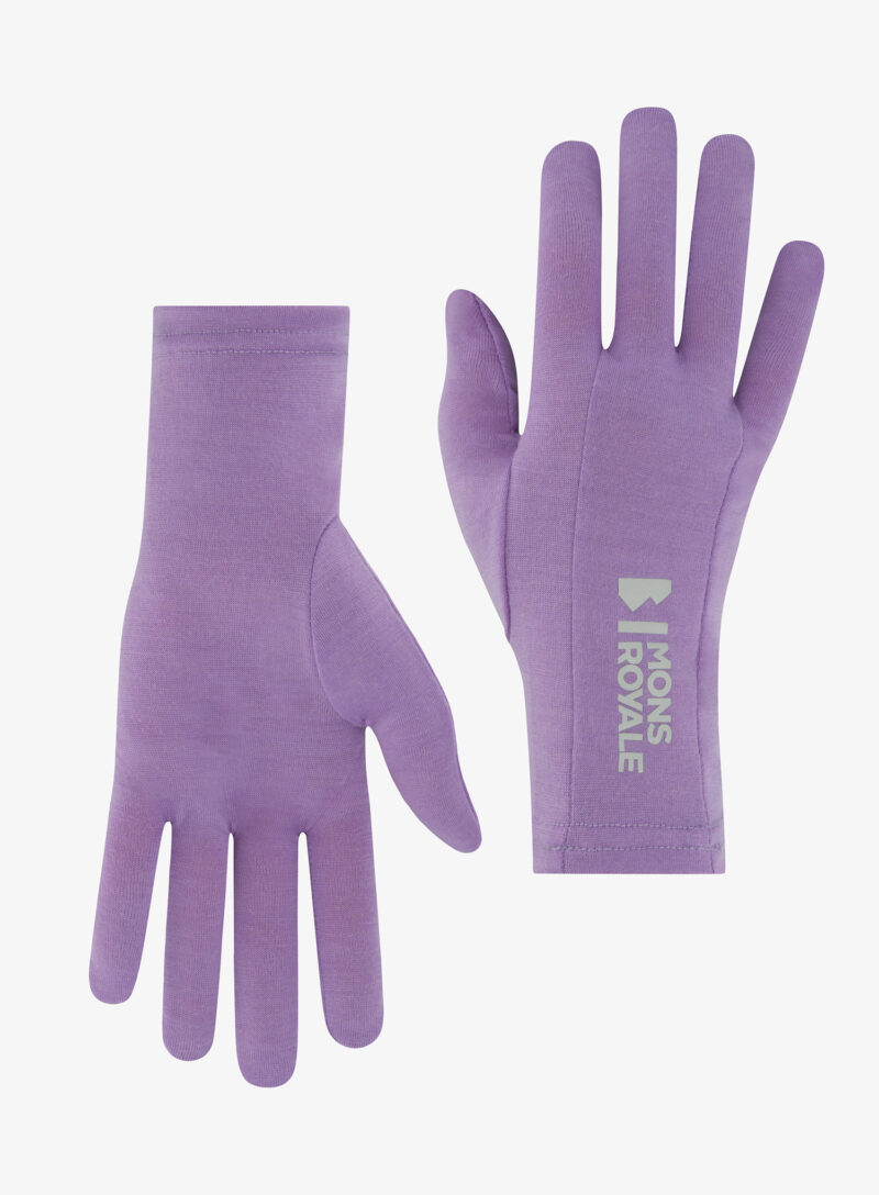 Mănuși Mons Royale Volta Merino Glove Liner - lupin