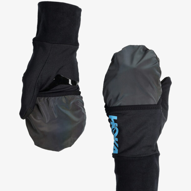 Mănuși alergare Hoka ColdSnap Fleece Gloves - black preţ