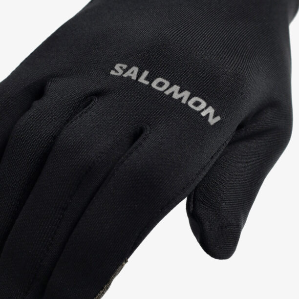 Original Mănuși alergare Salomon Cross Warm Glove - deep black