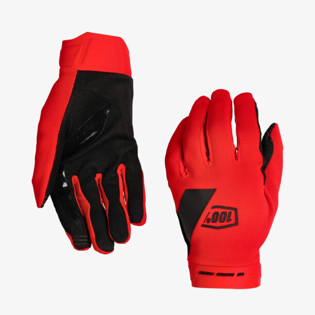 Mănuși ciclism 100% Ridecamp Gloves - red preţ