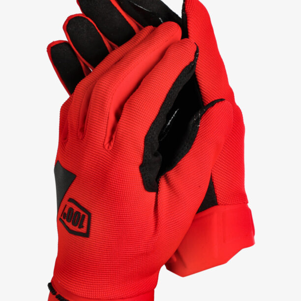 Mănuși ciclism 100% Ridecamp Gloves - red