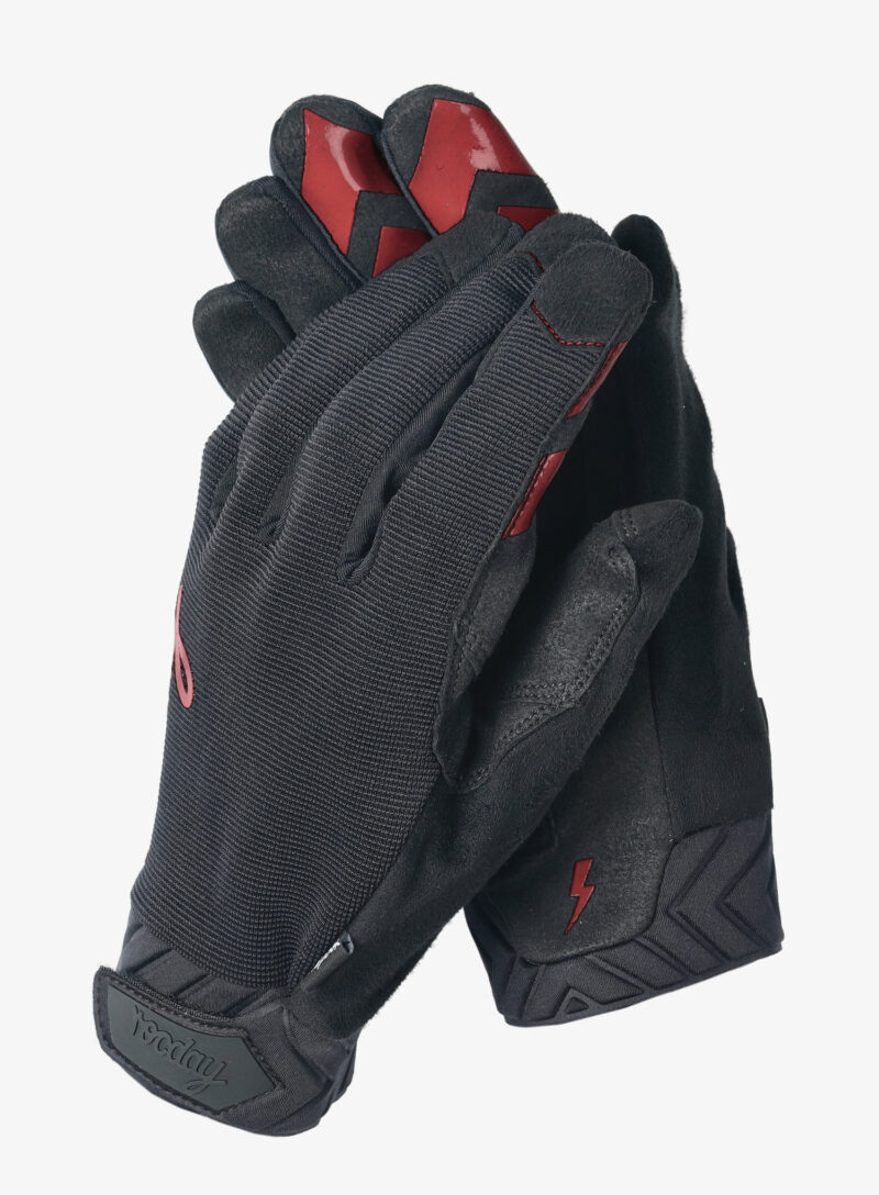 Mănuși ciclism Rocday Evo Race - black/red