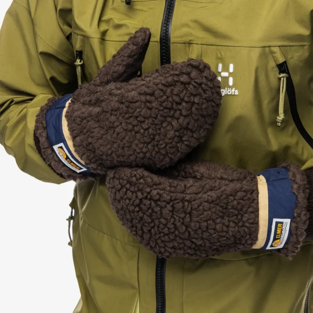 Manusi cu un deget Elmer EM354 Teddy Mitten - brown preţ