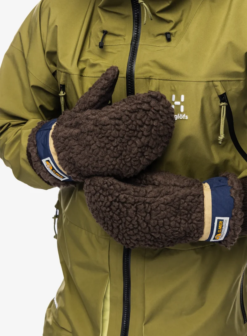 Manusi cu un deget Elmer EM354 Teddy Mitten - brown preţ