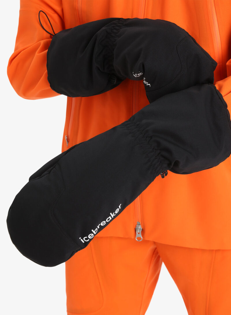 Cumpăra Manusi cu un deget Icebreaker Merino Loft Mittens - black/enamel