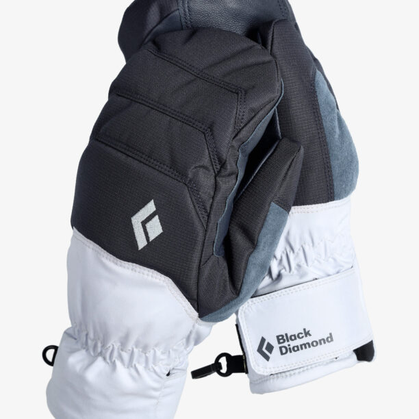 Manusi cu un deget femei Black Diamond Mission MX Mitts - charcoal/belay blue