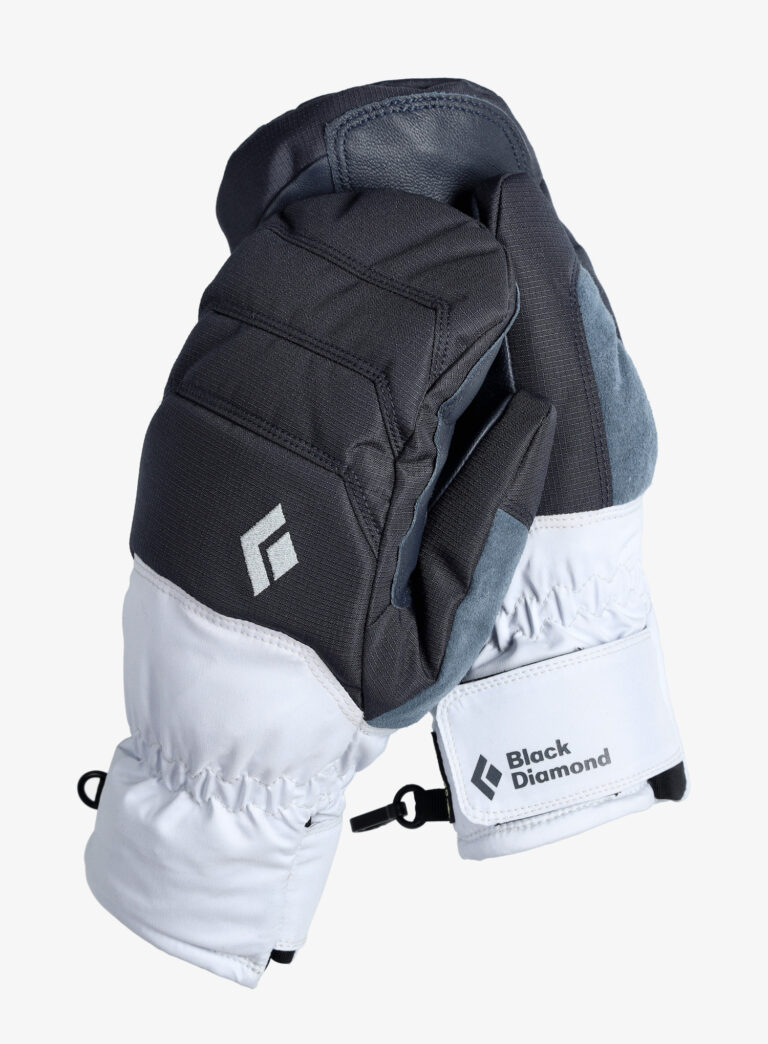 Manusi cu un deget femei Black Diamond Mission MX Mitts - charcoal/belay blue