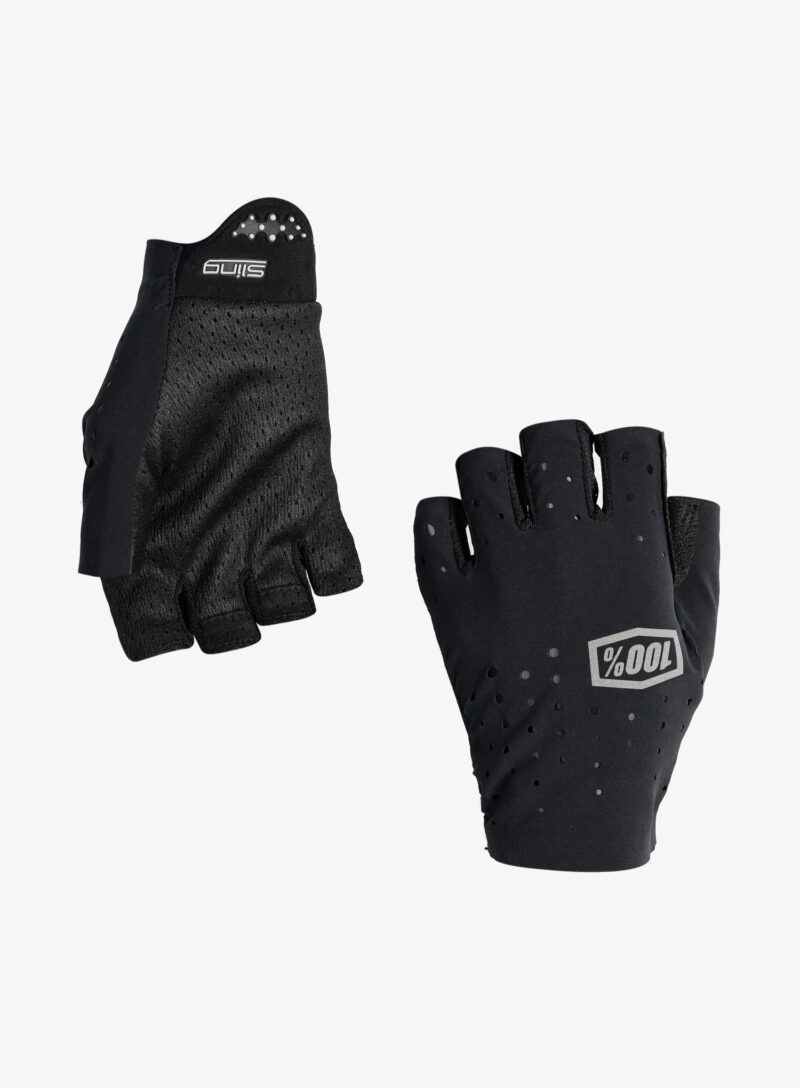 Manusi fara degete 100% Sling Bike Short Finger Gloves - black preţ