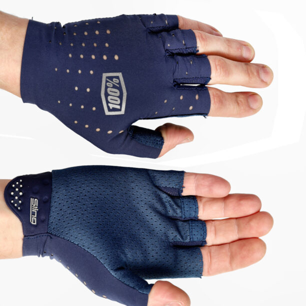 Cumpăra Manusi fara degete 100% Sling Bike Short Finger Gloves - navy