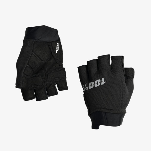 Mănuși fără degete femei 100% Exceeda Gel Short Finger Gloves - black preţ