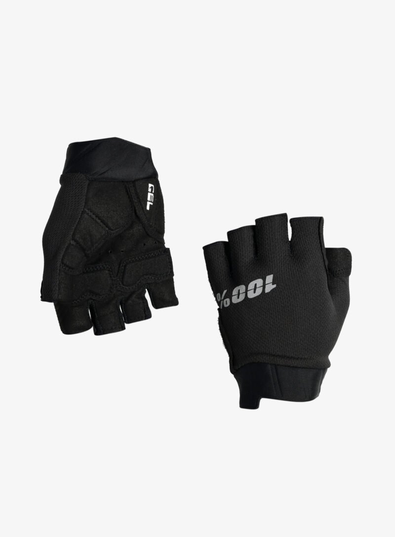 Mănuși fără degete femei 100% Exceeda Gel Short Finger Gloves - black preţ