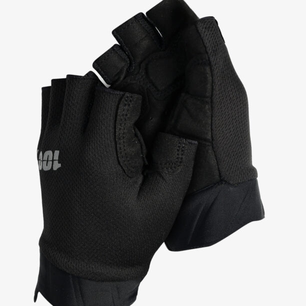 Mănuși fără degete femei 100% Exceeda Gel Short Finger Gloves - black