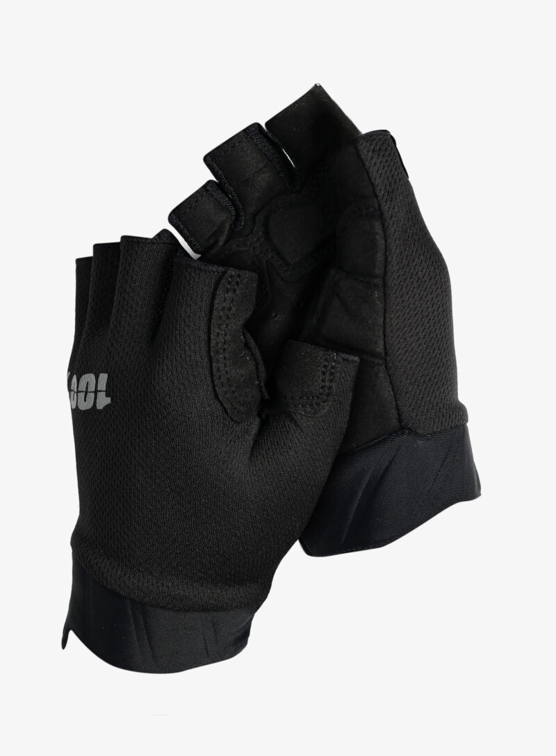 Mănuși fără degete femei 100% Exceeda Gel Short Finger Gloves - black