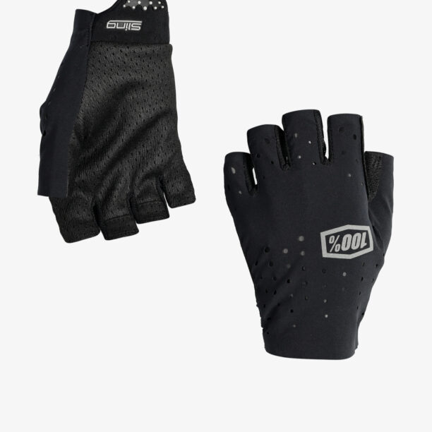 Mănuși fără degete femei 100% Sling Bike Short Finger Gloves - black/black preţ