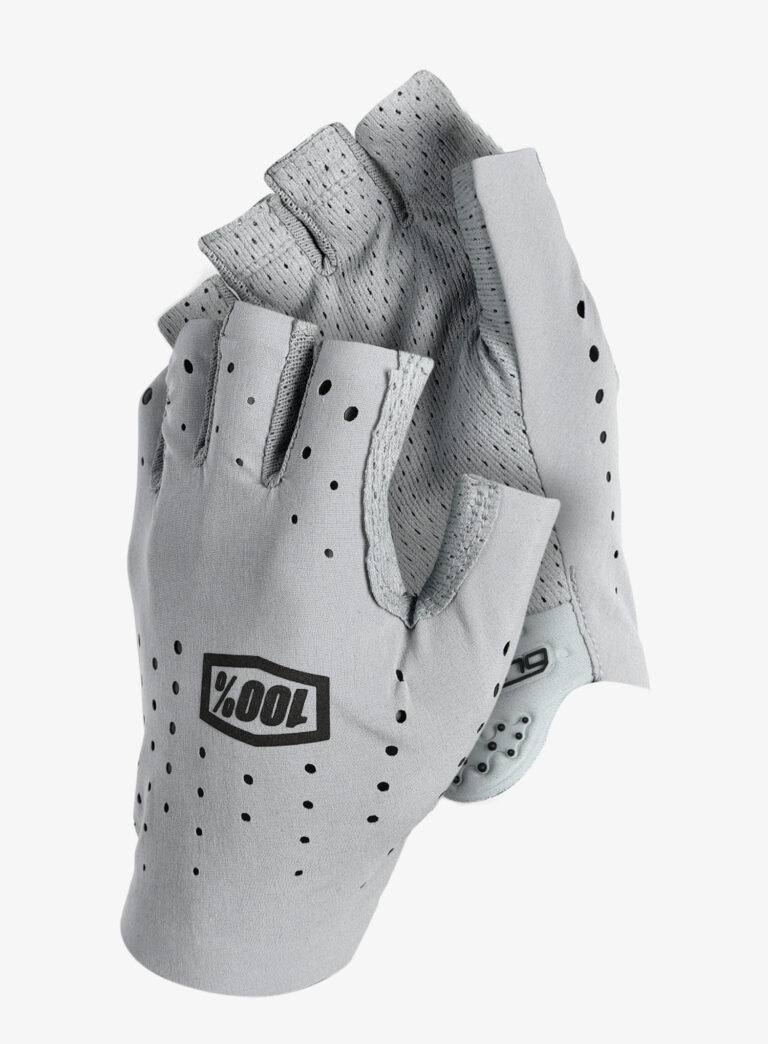 Mănuși fără degete femei 100% Sling Bike Short Finger Gloves - grey