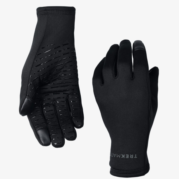 Mănuși fleece Trekmates Ogwen Stretch Grip Glove - black preţ