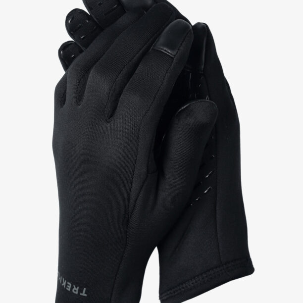 Mănuși fleece Trekmates Ogwen Stretch Grip Glove - black